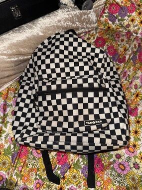 Yak Pak Black & White Checkered Backpack!!